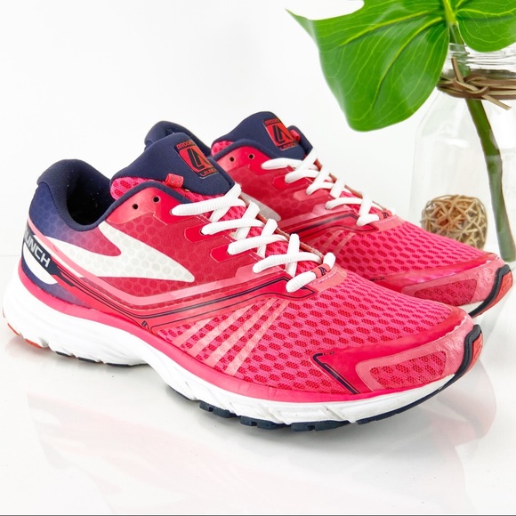 Brooks Shoes - Brooks Launch 2 Running Shoe Pink Cushioned Walk
